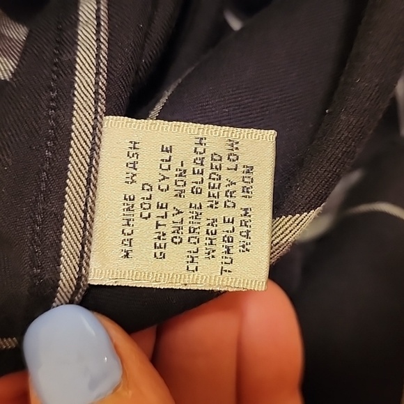 Turnbury Mens Window Pane Plaid Button Down Long Sleeved Shirt Large EUC - Picture 11 of 11